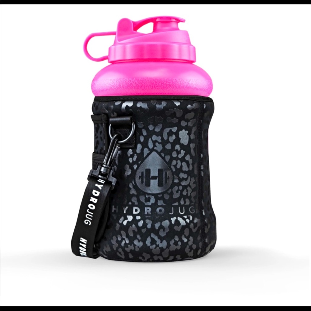 Pink/ black leopard hydro jug combo